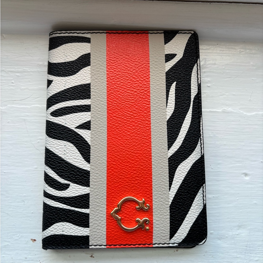 C. Wonder Zebra Print Passport Holder